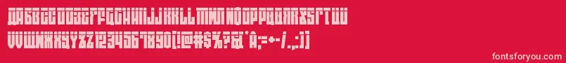 Eastwestlaser Font – Pink Fonts on Red Background