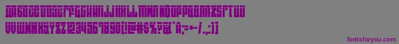 Eastwestlaser Font – Purple Fonts on Gray Background