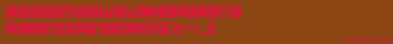 Eastwestlaser Font – Red Fonts on Brown Background