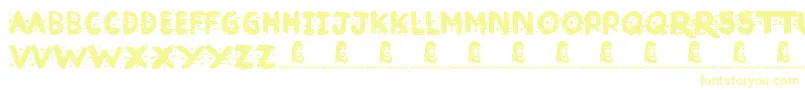 BrokenInk Font – Yellow Fonts