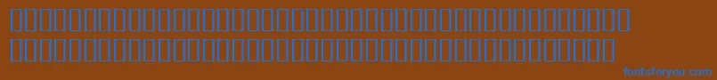 Шрифт BulmerMtRegularExpertItalic – синие шрифты на коричневом фоне