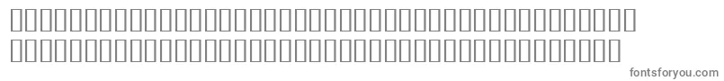 BulmerMtRegularExpertItalic-fontti – harmaat kirjasimet valkoisella taustalla
