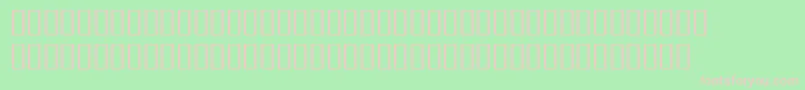 Fonte BulmerMtRegularExpertItalic – fontes rosa em um fundo verde