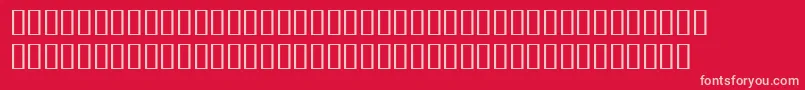 フォントBulmerMtRegularExpertItalic – 赤い背景にピンクのフォント