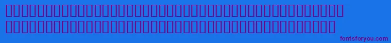 BulmerMtRegularExpertItalic Font – Purple Fonts on Blue Background