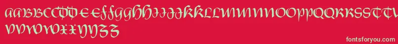 Weitere Informationen zur CastiglioneRegular-Schriftart CastiglioneRegular-Schriftart – Grüne Schriften auf rotem Hintergrund