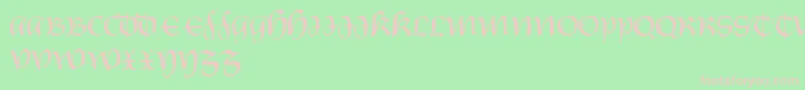 CastiglioneRegular Font – Pink Fonts on Green Background