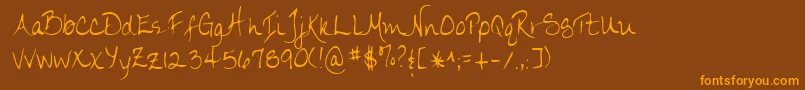 Más sobre la fuente Lehn174 fuente Lehn174 – Fuentes Naranjas Sobre Fondo Marrón