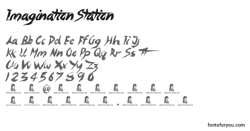 Czcionka ImaginationStation – alfabet, cyfry, specjalne znaki