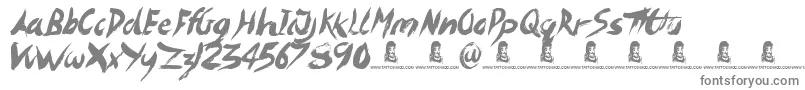 ImaginationStation Font – Gray Fonts on White Background