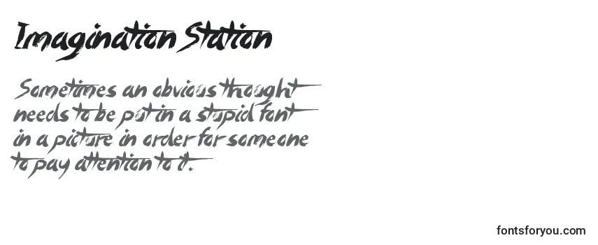 Überblick über die Schriftart ImaginationStation