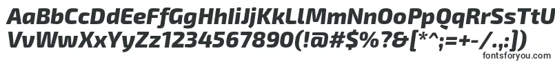 Exo2.0Extrabolditalic Font – OTF Fonts