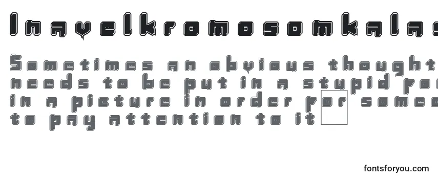 Обзор шрифта Inavelkromosomkalas