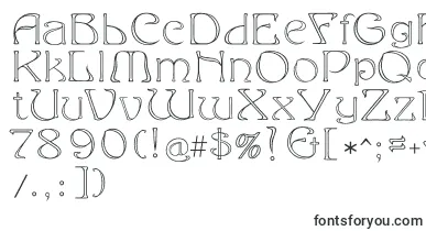  Eddaoutline font