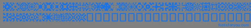 Lisätietoja KitchenTile-fontista KitchenTile-fontti – siniset fontit harmaalla taustalla