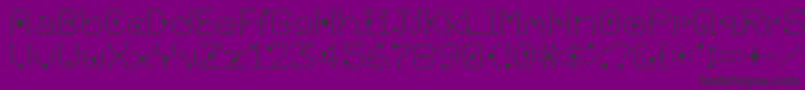 Divo Font – Black Fonts on Purple Background