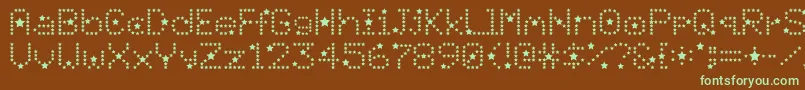 fuente Divo – Fuentes Verdes Sobre Fondo Marrón