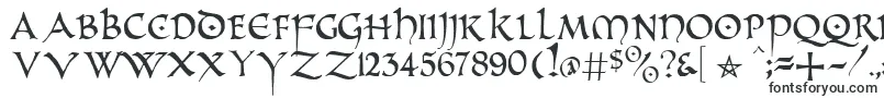 Шрифт Altcaps – античные шрифты