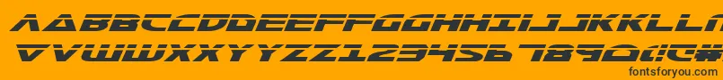 fuente Morsenkv2li – Fuentes Negras Sobre Fondo Naranja