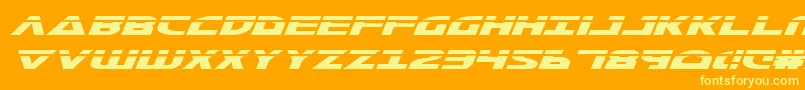 More about Morsenkv2li Font Morsenkv2li Font – Yellow Fonts on Orange Background