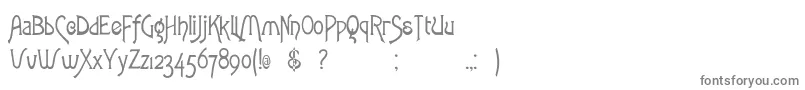 Rstoulouselautrec-Schriftart – Graue Schriften auf weißem Hintergrund
