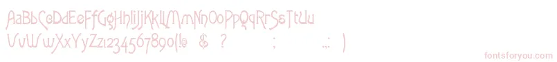 Rstoulouselautrec Font – Pink Fonts on White Background