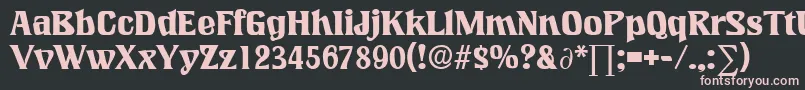 More about LookingglassDb Font LookingglassDb Font – Pink Fonts on Black Background