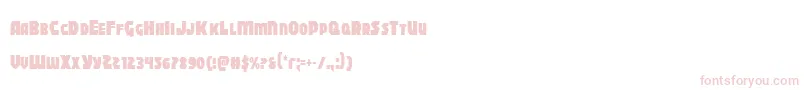 Blitzstrikecond Font – Pink Fonts on White Background