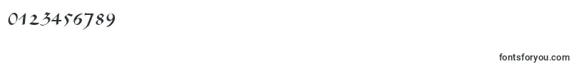 フォントL690ScriptRegular – 数字と数値のためのフォント