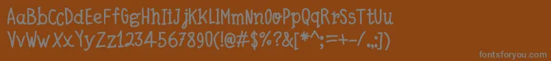 Подробнее о шрифте QuickWritingBold Шрифт QuickWritingBold – серые шрифты на коричневом фоне