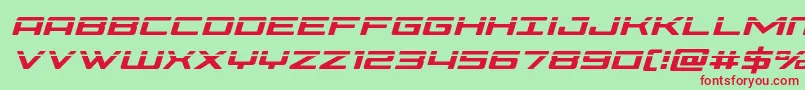 Phoenicialaseital Font – Red Fonts on Green Background