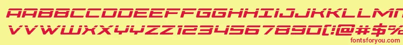 Phoenicialaseital Font – Red Fonts on Yellow Background