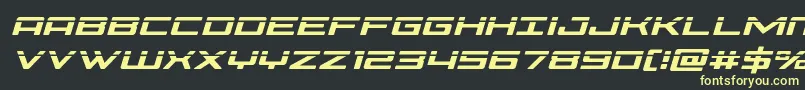 Phoenicialaseital Font – Yellow Fonts on Black Background