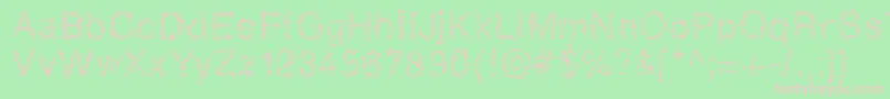 Sophiahearts Font – Pink Fonts on Green Background