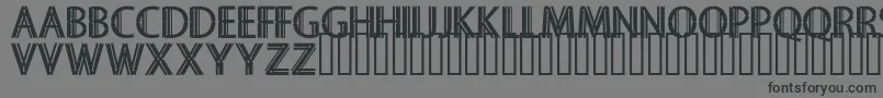 Sekruplongbo Font – Black Fonts on Gray Background