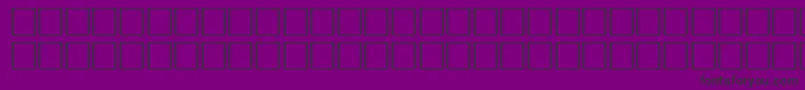 フォントWillRegular – 紫の背景に黒い文字