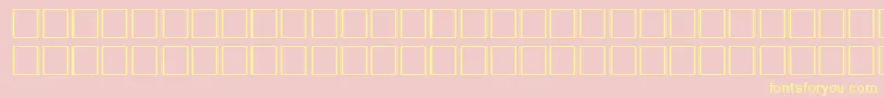 WillRegular Font – Yellow Fonts on Pink Background