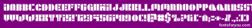 fuente Leaguewarsacad – Fuentes Blancas Sobre Fondo Morado