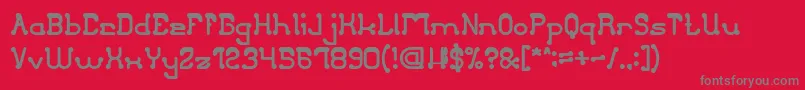 More about ClubGolfBold Font ClubGolfBold Font – Gray Fonts on Red Background