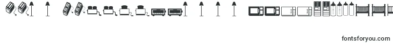 フォントHouseholdRegular – マケドニア文字