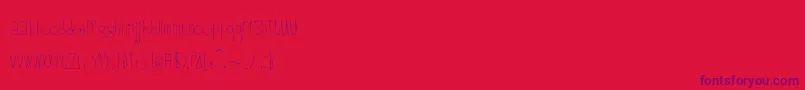 Scrapbuckets Font – Purple Fonts on Red Background