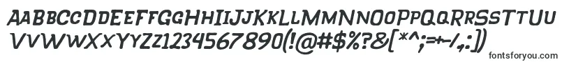 KlapjoRegularItalic Font – OTF Fonts
