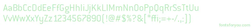 ConduititcTtLight Font – Green Fonts on White Background