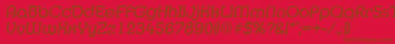 fuente MexicoantiqueItalic – Fuentes Marrones Sobre Fondo Rojo
