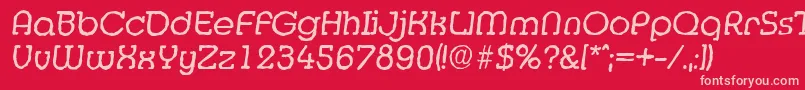 fuente MexicoantiqueItalic – Fuentes Rosadas Sobre Fondo Rojo