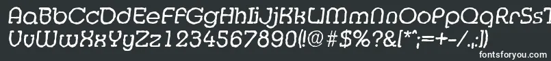 フォントMexicoantiqueItalic – 白い文字