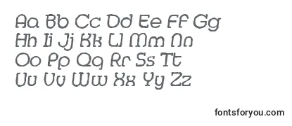 MexicoantiqueItalic Font
