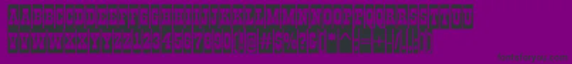 AGildiatitulcmBold Font – Black Fonts on Purple Background