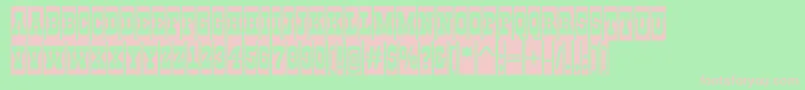 AGildiatitulcmBold Font – Pink Fonts on Green Background