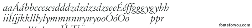 Шрифт SabonnextLtDisplayItalic – венгерские шрифты